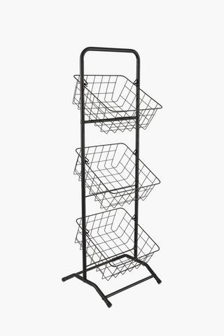 3 Tier Powder Coated Vegetable Rack