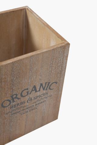 Organic Script Utensil Holder