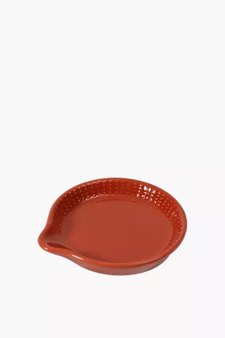 Ceramic Dotted Spoon Rest