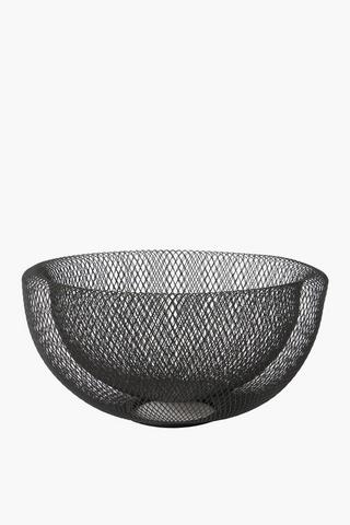 Metal Mesh Fruit Bowl Large