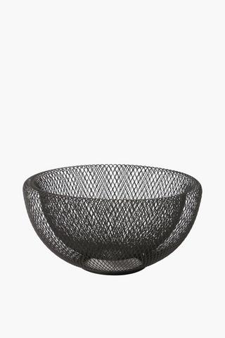 Metal Mesh Fruit Bowl Medium