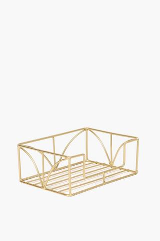 Metallic Serviette Holder