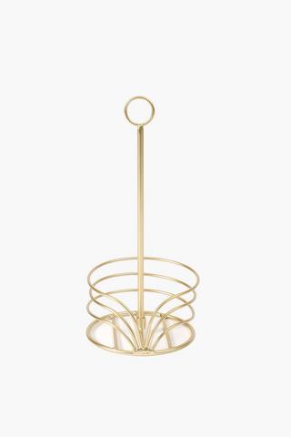 Metallic Paper Towel Holder