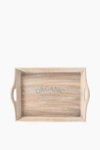 Farmhouse Wooden Serving Tray