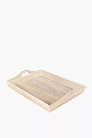 Farmhouse Wooden Serving Tray