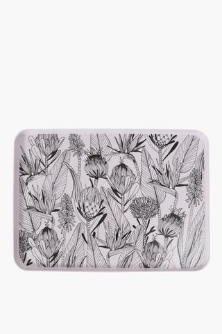 Hluhluwe Protea Serving Tray, Extra Large