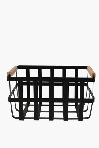 Metal Basket Organizer Large