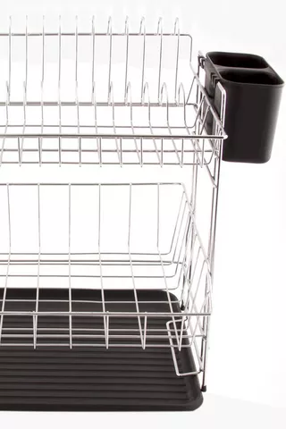 Double Dish Rack With Drip Tray