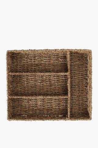 Malawi Seagrass Cutlery Tray