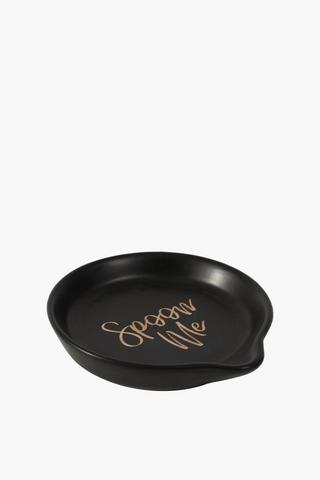 Matt Script Spoon Rest