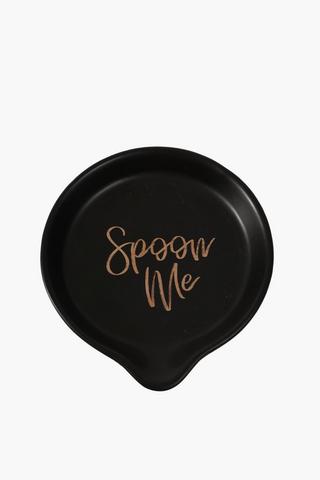 Matt Script Spoon Rest