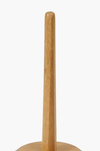 Bamboo Paper Towel Holder