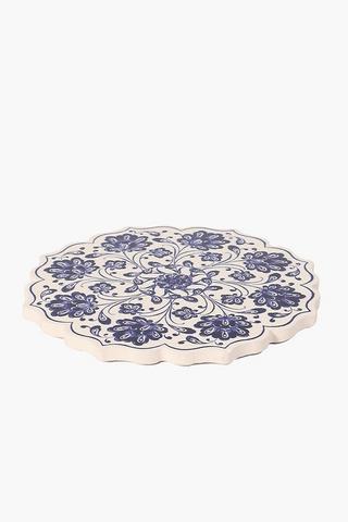Floral Ceramic Trivet