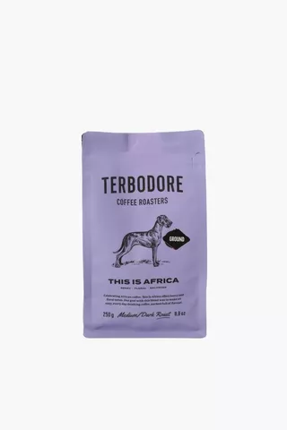 Terbodore Ground Coffee Roasters This Is Africa, 250g