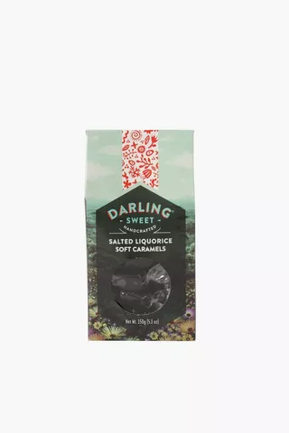 Darling Salted Liquorice Soft Caramels, 150g