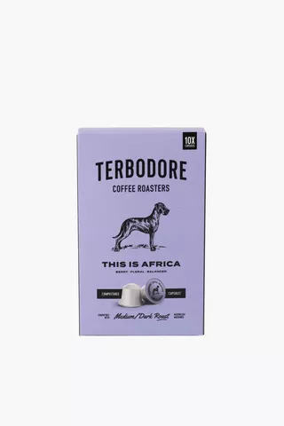Terbodore Capsules This Is Africa, 10 Pack