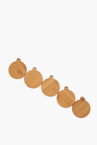 4 Pack Bamboo Coasters