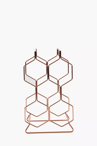 Honeycomb 6 Bottle Wine Rack
