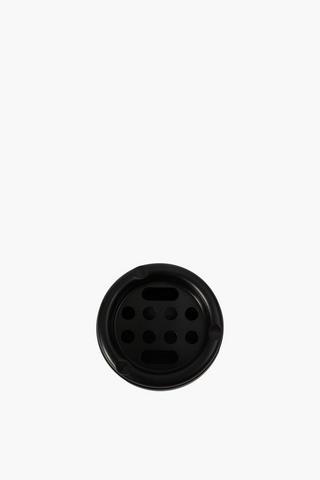 Matt Black Lipped Ashtray