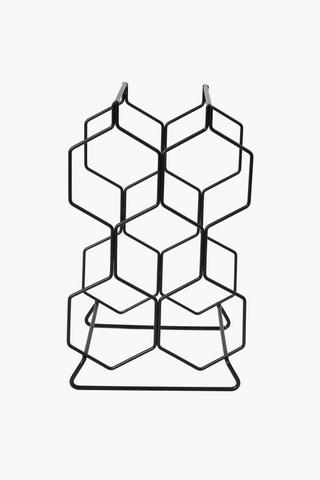 Hexagon 5 Bottle Wine Rack