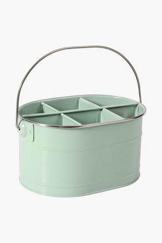 Galvanised 6 Division Caddy