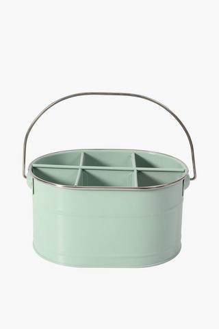 Galvanised 6 Division Caddy
