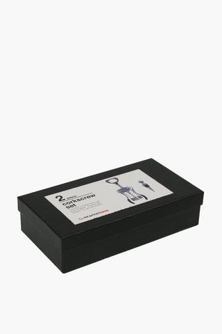 2 Piece Cork Screw Gift Set