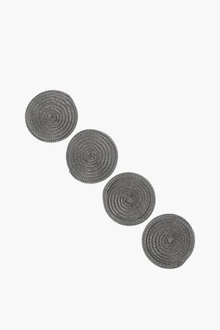 4 Pack Woven Coasters