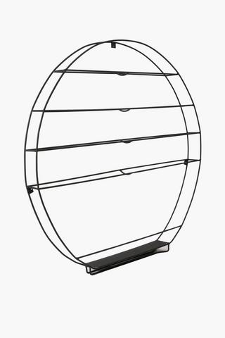 Stanmore Metal Wall Mount Wine Rack Large