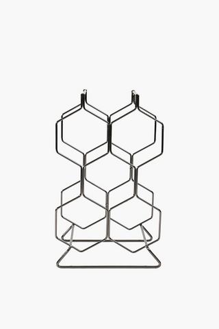 Hexagon 5 Bottle Wine Rack