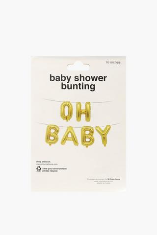 Baby Shower Bunting