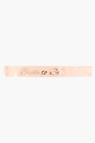 Bride To Be Sash