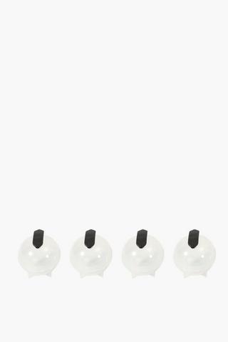 4 Pack Ice Moulds, Large