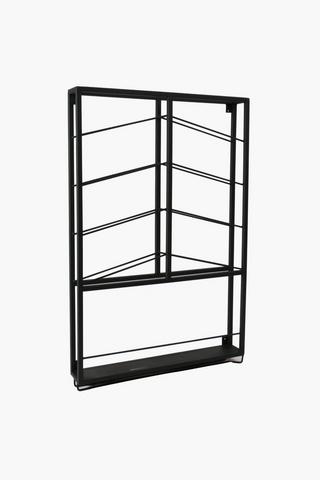 Stanmore Metal Wall Mount Wine Rack Large