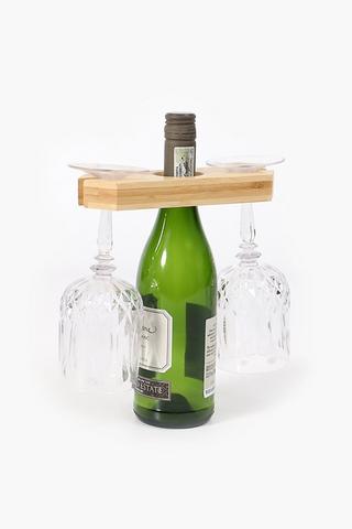 Bamboo Wine Bottle Holder