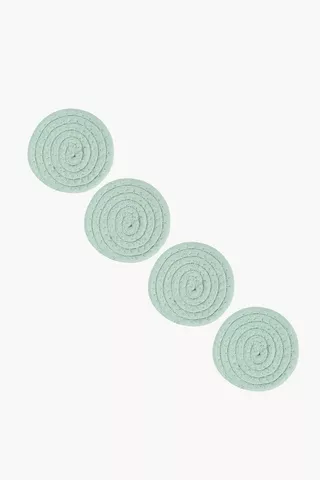 4 Pack Woven Coasters