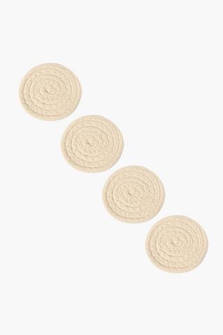 4 Pack Woven Coasters