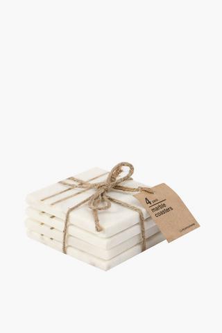 4 Pack Marble Coasters
