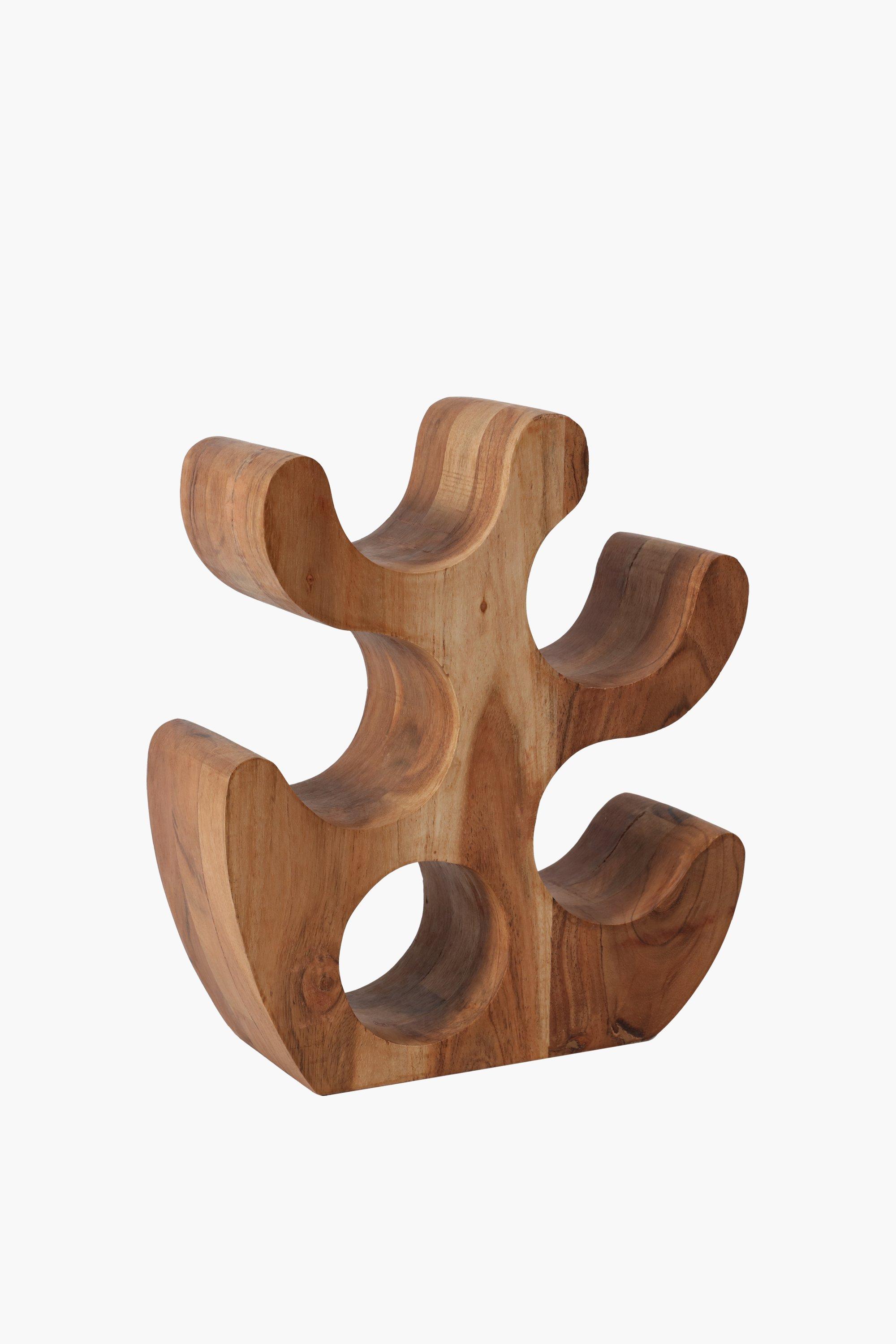 Acacia Wood Wine Rack