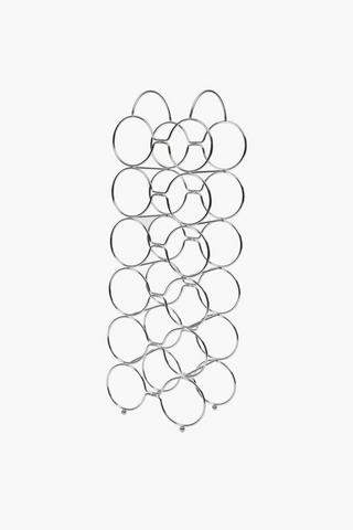 12 Bottle Metallic Wine Rack