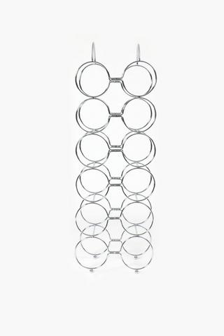 12 Bottle Metallic Wine Rack