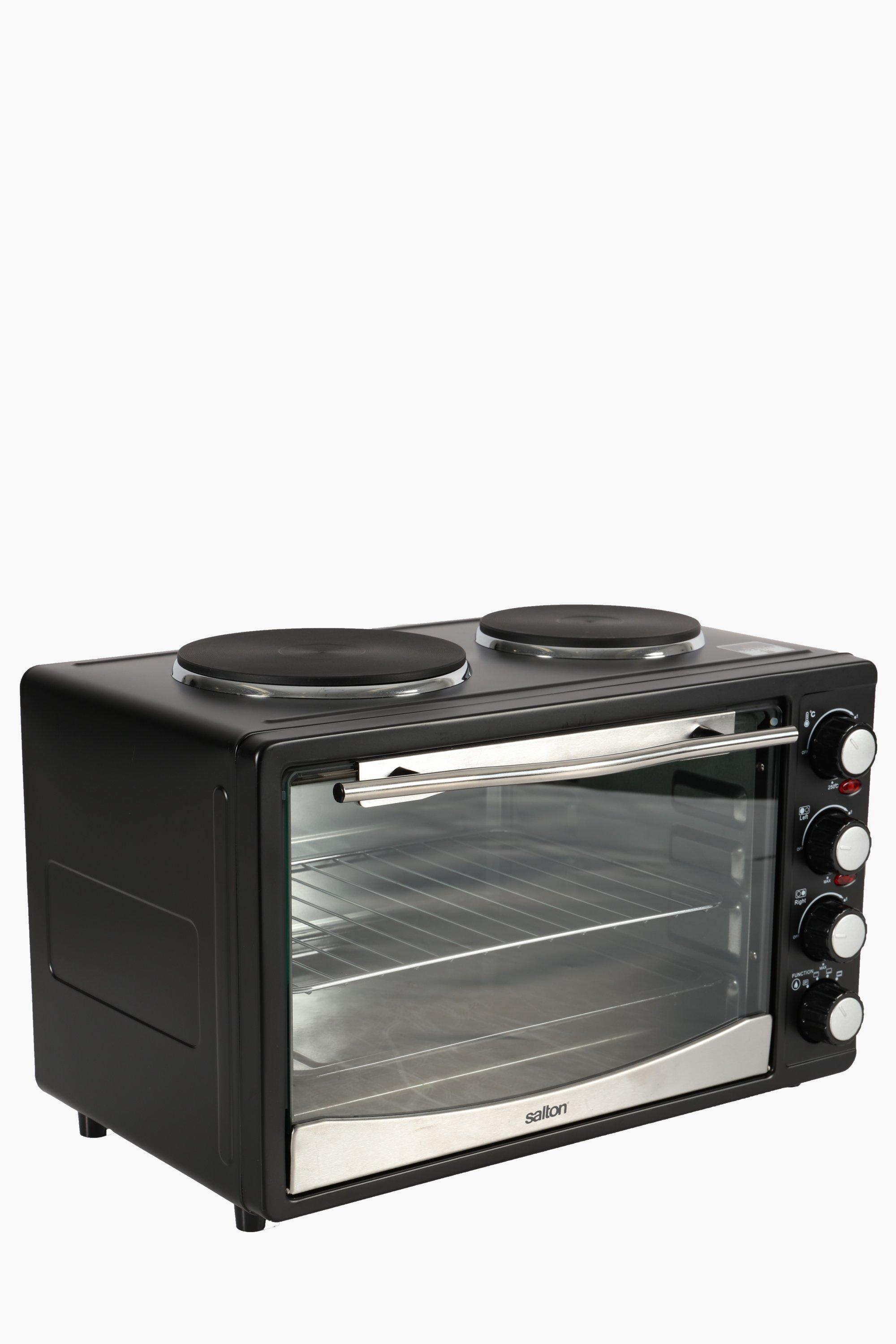 Two plate stove with deals oven for sale