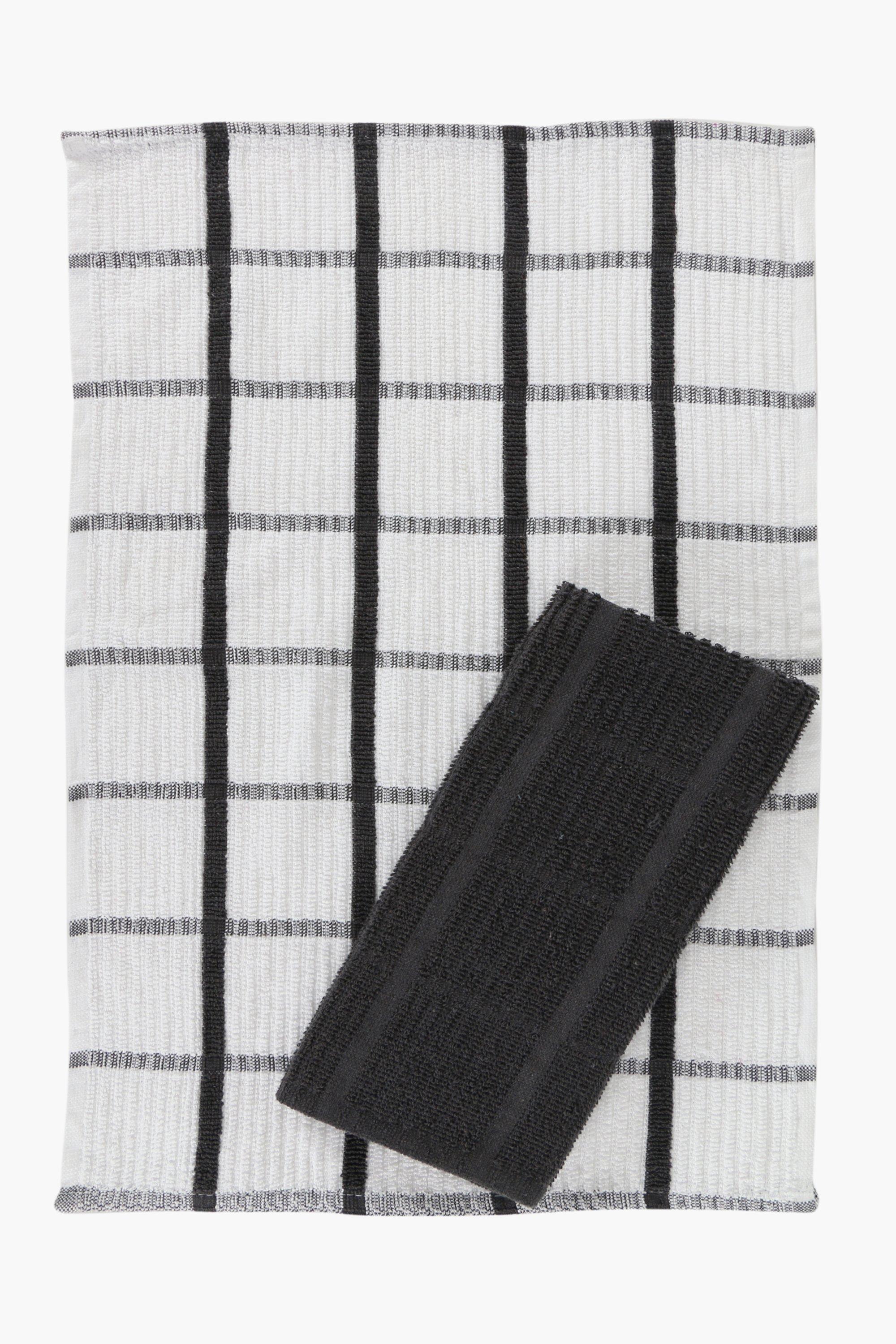 2 Pack 100 Cotton Terry Tea Towels