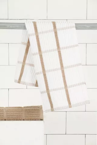 2 Pack, 100 Cotton Terry Tea Towels