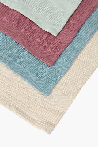 4 Pack Waffle Tea Towels