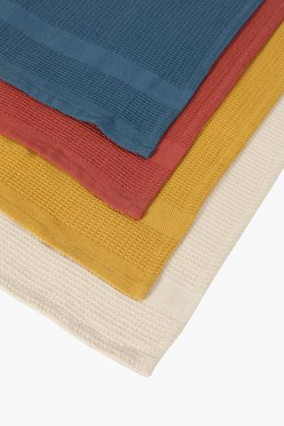 4 Pack Waffle Tea Towels