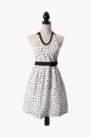 Polka Dot Cotton Apron