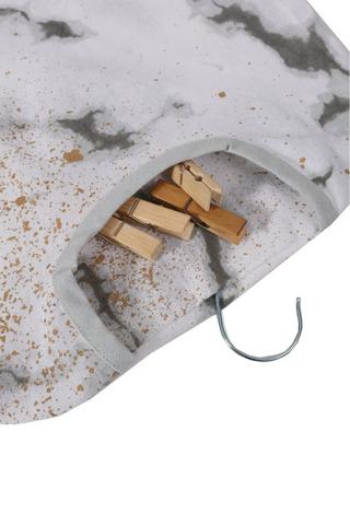 Himeville Marble Cotton Peg Bag