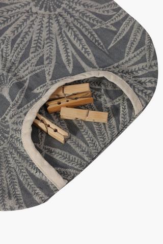 Palm Fern Cotton Peg Bag