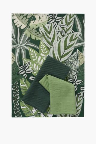 3 Pack Floral Tea Towels